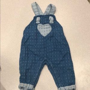 Size 0-3 cotton overalls baby girl